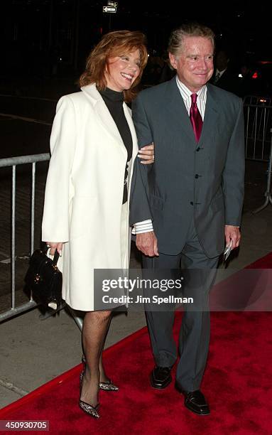 Joy and Regis Philbin during Sinatra: His Voice. His World. His Way. - Opening Night at Radio City Music Hall in New York City, New York, United...