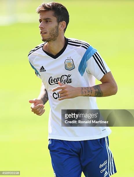 Ricardo Alvarez of Argentina during a training session at Cidade do Galo on June 20, 2014 in Vespasiano, Brazil.