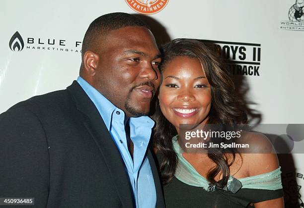 Gabrielle Union and husband Chris Howard during Bad Boys 2 Premiere After Party Sponsored By Sprite Remix at The Supper Club in New York, New York,...