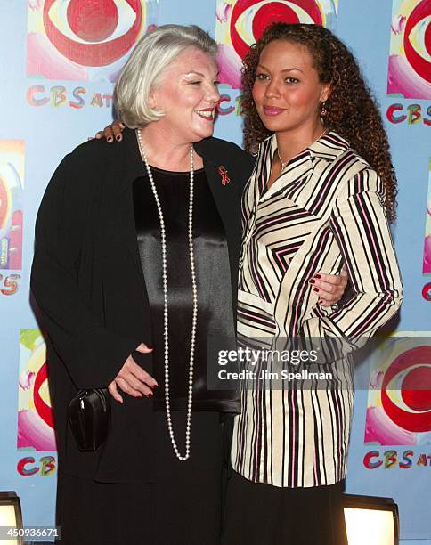 Tyne Daly and daughter during CBS at 75 at Hammerstein Ballroom in New York City, New York, United States.
