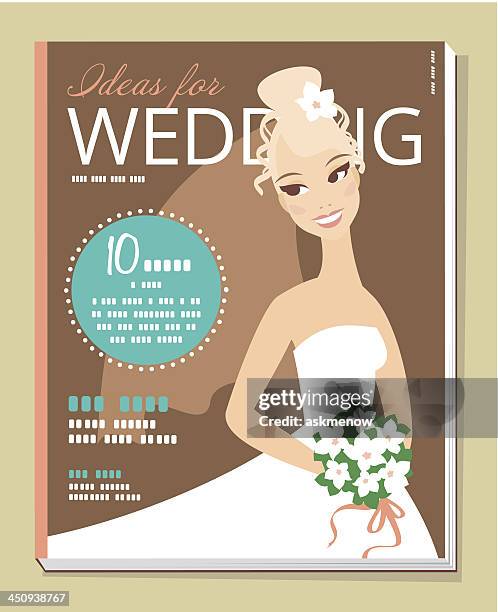 magazine cover - designer clothes stock illustrations