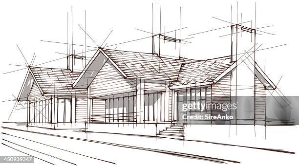 architecture - man made structure stock illustrations