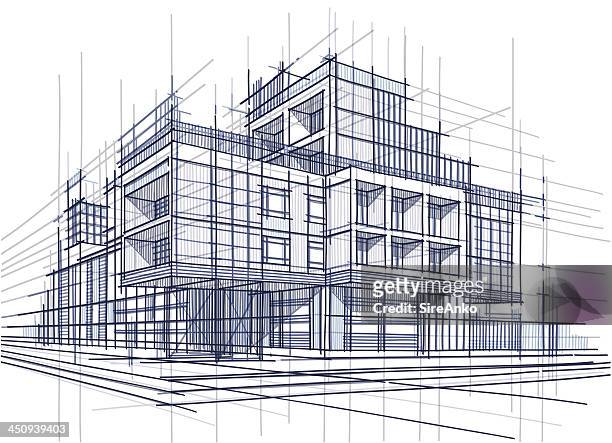 建築物 - ビジネス　ビル点のイラスト素材／クリップアート素材／マンガ素材／アイコン素材