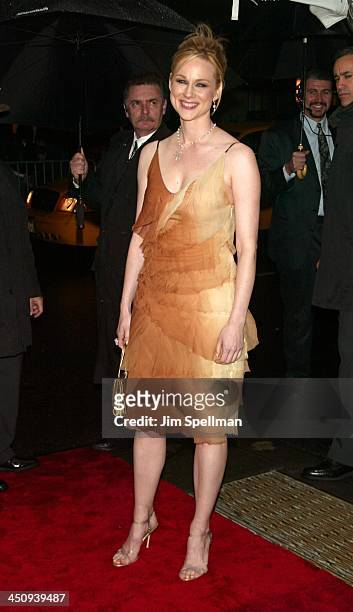 Laura Linney during Love Actually New York Premiere at Ziegfeld Theatre in New York City, New York, United States.