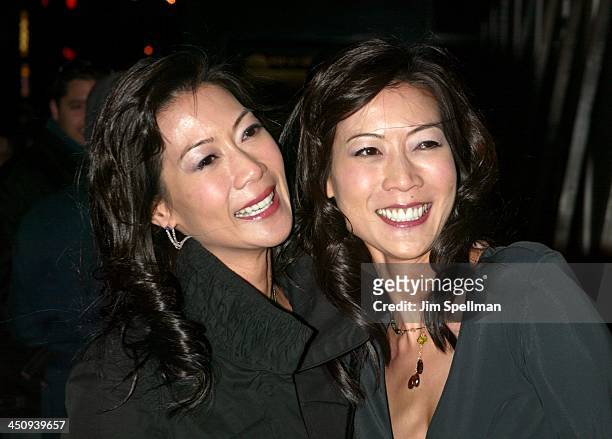 Ada Tai and Arlene Tai during Something's Gotta Give - New York Premiere - Outside Arrivals at Ziegfeld Theater in New York City, New York, United...