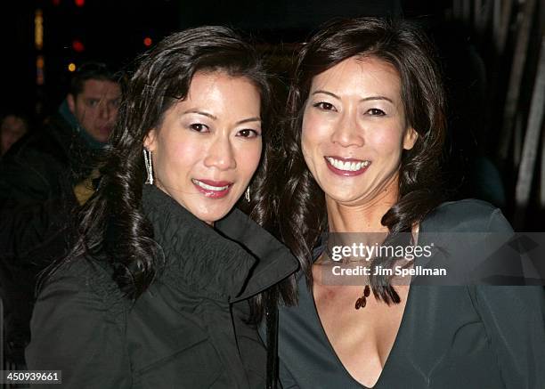 Ada Tai and Arlene Tai during Something's Gotta Give - New York Premiere - Outside Arrivals at Ziegfeld Theater in New York City, New York, United...