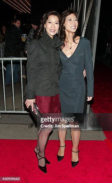 Ada Tai and Arlene Tai during Something's Gotta Give - New York Premiere - Outside Arrivals at Ziegfeld Theater in New York City, New York, United...