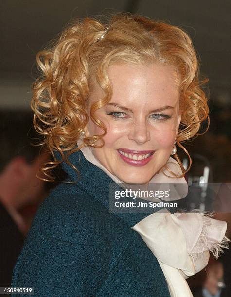 Nicole Kidman during Cold Mountain - New York Premiere - Outside Arrivals at Ziegfeld Theater in New York City, New York, United States.