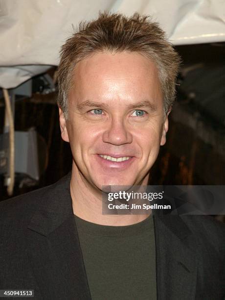 Tim Robbins during Cold Mountain - New York Premiere - Outside Arrivals at Ziegfeld Theater in New York City, New York, United States.