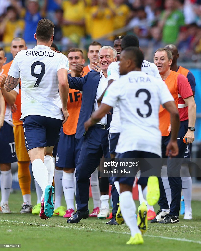 Switzerland v France: Group E - 2014 FIFA World Cup Brazil