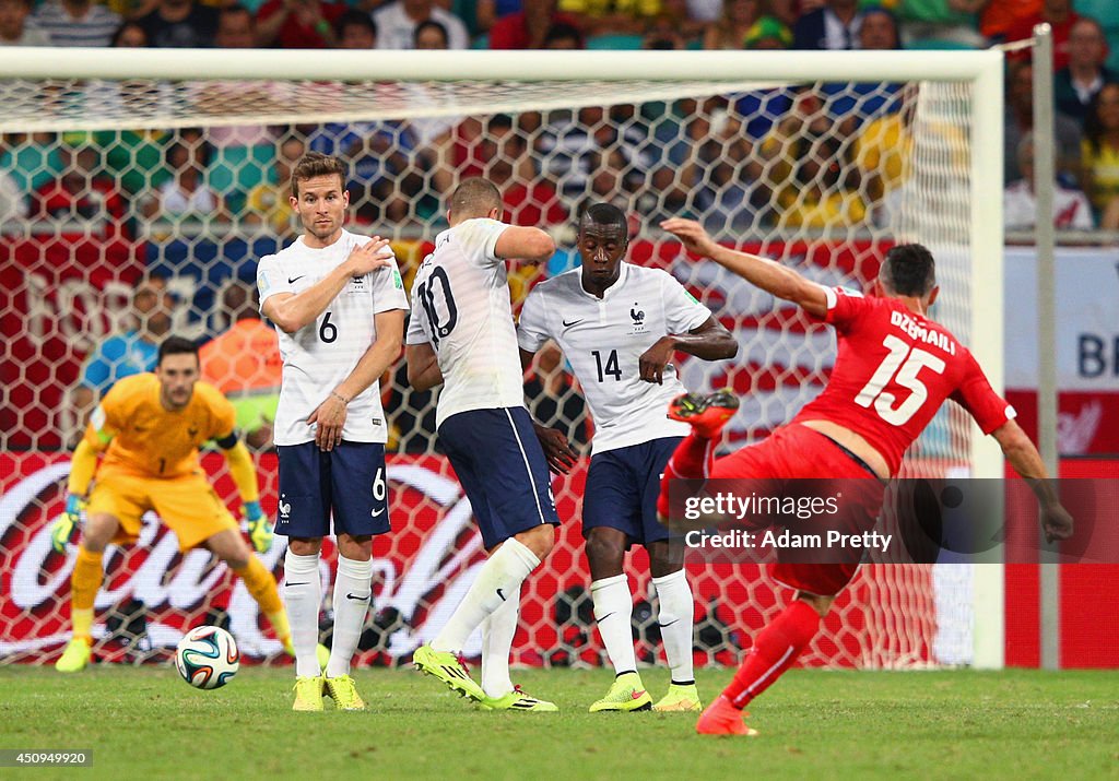 Switzerland v France: Group E - 2014 FIFA World Cup Brazil