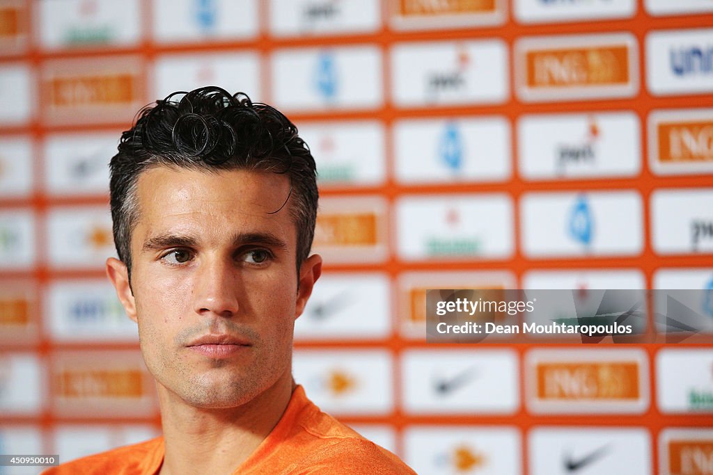 Netherlands Training & Press Conference - 2014 FIFA World Cup Brazil