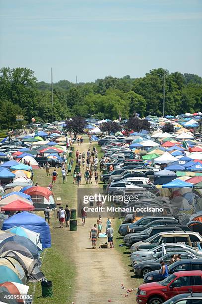 General view of atmosphere during day 2 of the Firefly Music Festival on June 20, 2014 in Dover, Delaware.