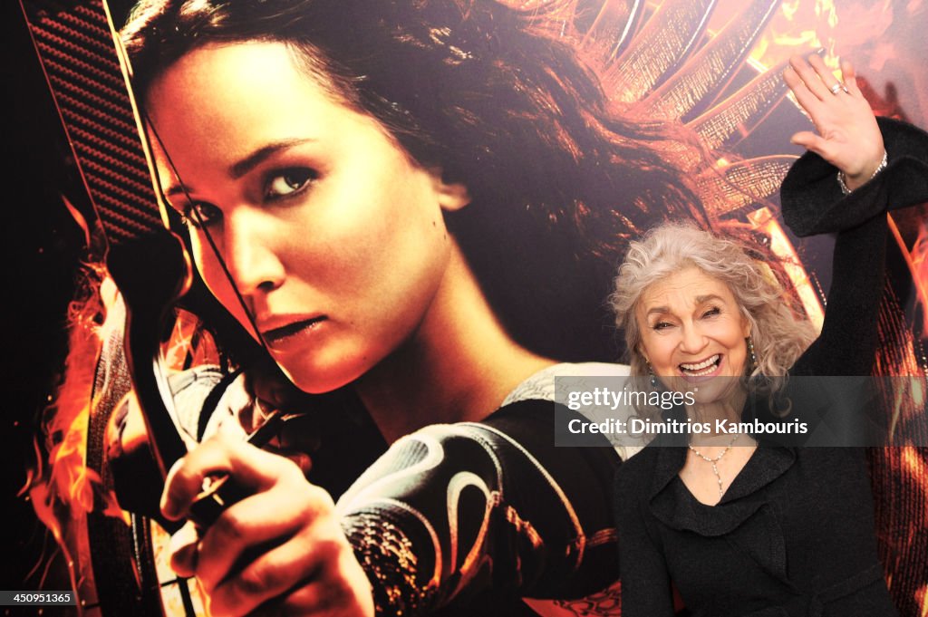 "The Hunger Games: Catching Fire" New York Premiere - Inside Arrivals