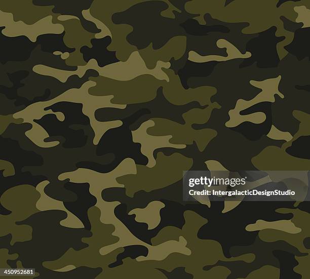 bildbanksillustrationer, clip art samt tecknat material och ikoner med forest camo pattern repeat - kamouflage