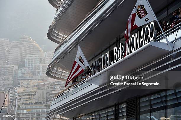 General view of atmosphere during the Monaco Yacht Club Opening on June 20, 2014 in Monte-Carlo, Monaco.