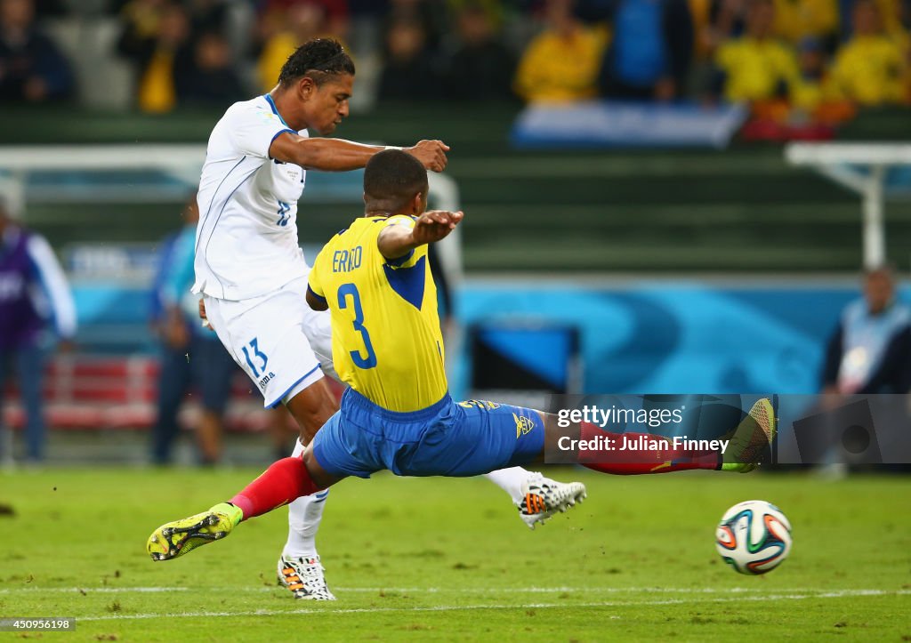 Honduras v Ecuador: Group E - 2014 FIFA World Cup Brazil