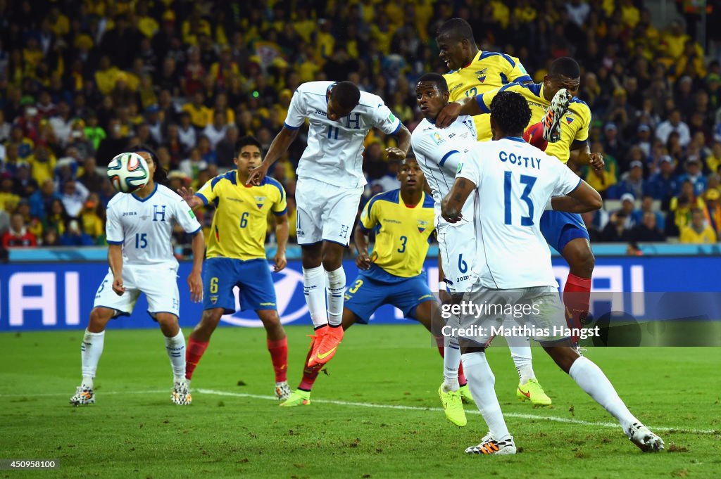 Honduras v Ecuador: Group E - 2014 FIFA World Cup Brazil