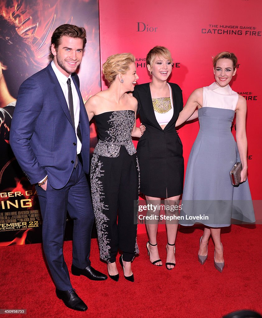 "The Hunger Games: Catching Fire" New York Special Screening - Inside Arrivals