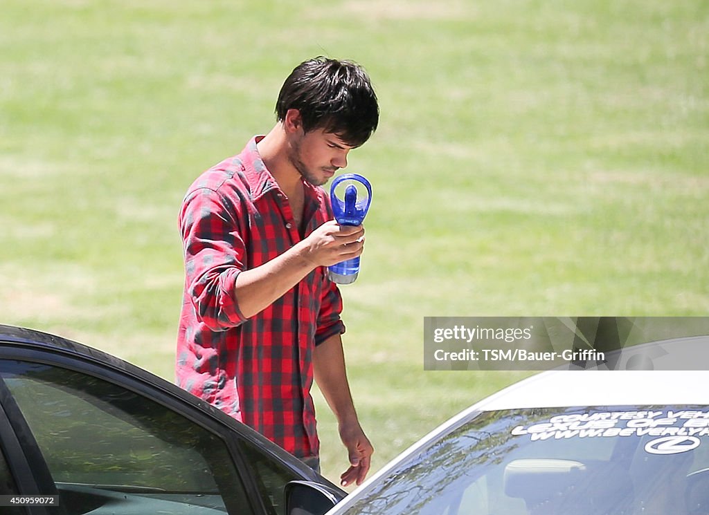 Celebrity Sightings In Los Angeles - June 20, 2014