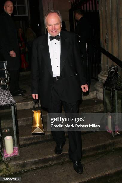 Clive Anderson leaving the Sugarplum Dinner charity event on November 20, 2013 in London, England.