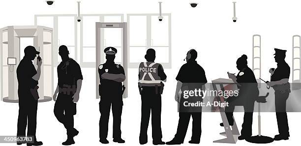 ilustraciones, imágenes clip art, dibujos animados e iconos de stock de varioussecurity - oficio de seguridad