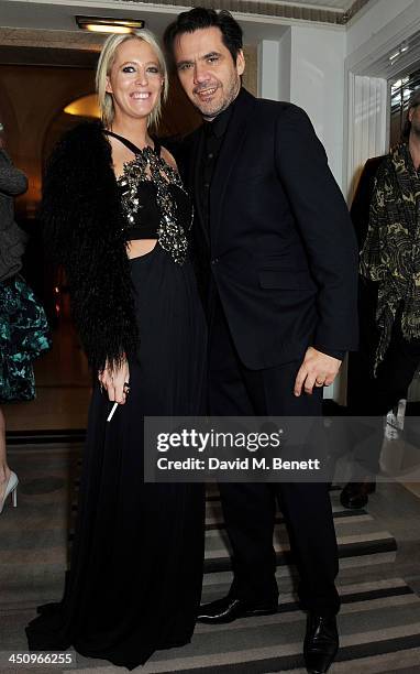 Sophia Hesketh and Roland Mouret attend the Isabella Blow: Fashion Galore! charity dinner hosted by the Isabella Blow Foundation at Claridges Hotel...