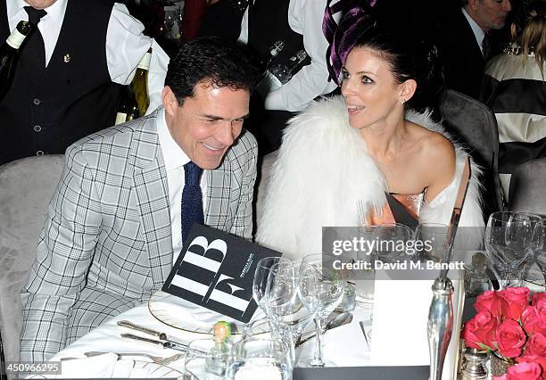 Andre Balazs and Liberty Ross attend the Isabella Blow: Fashion Galore! charity dinner hosted by the Isabella Blow Foundation at Claridges Hotel on...