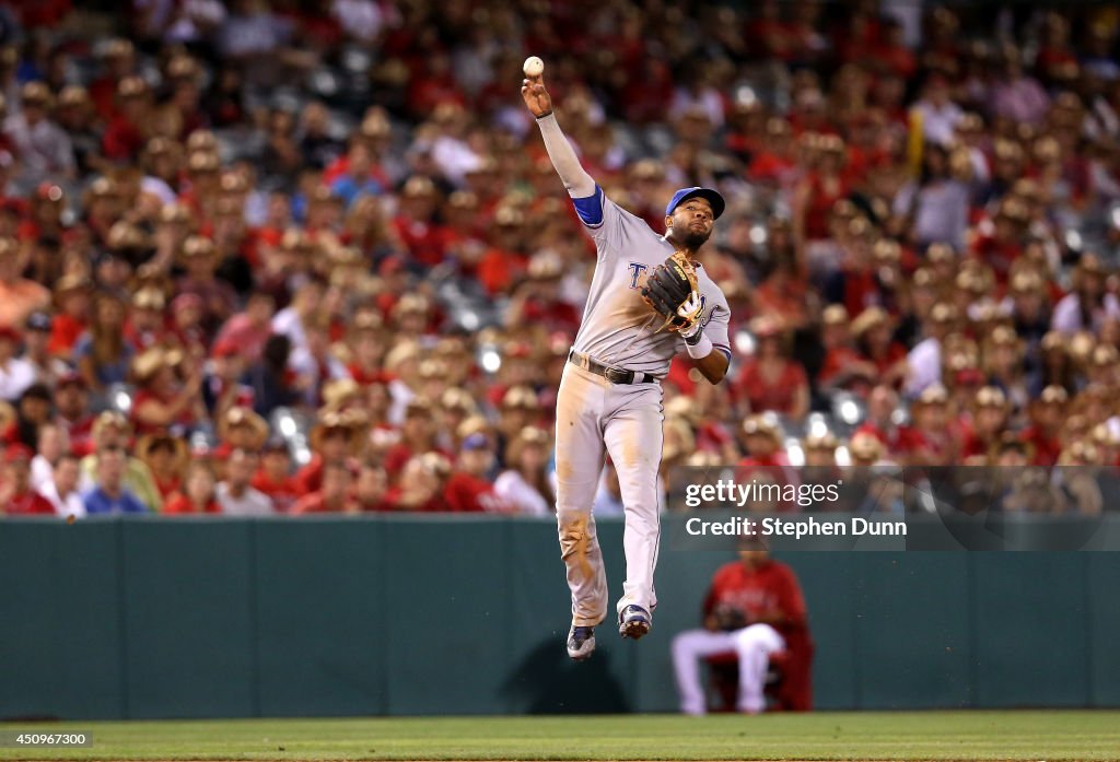 Texas Rangers v Los Angeles Angels of Anaheim