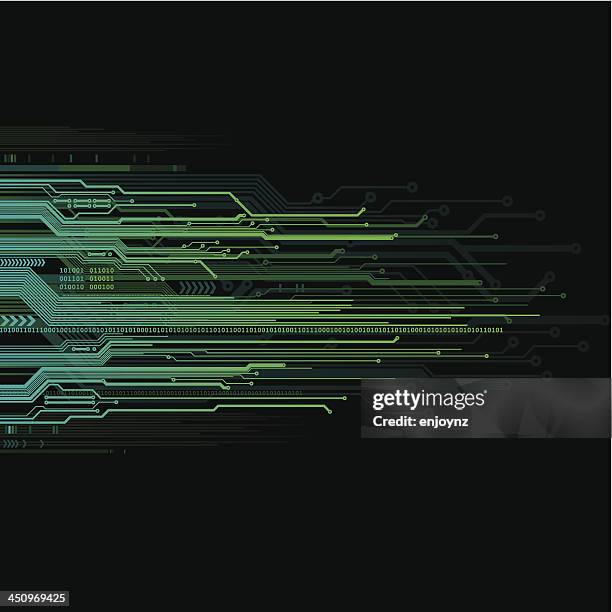 bildbanksillustrationer, clip art samt tecknat material och ikoner med green technology background - grön teknik