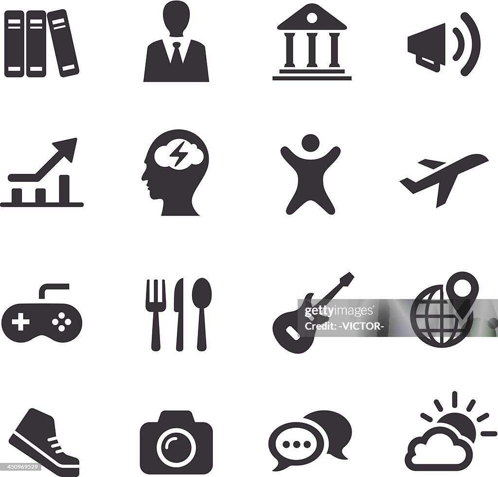 App e software categorie serie di icone-Acme