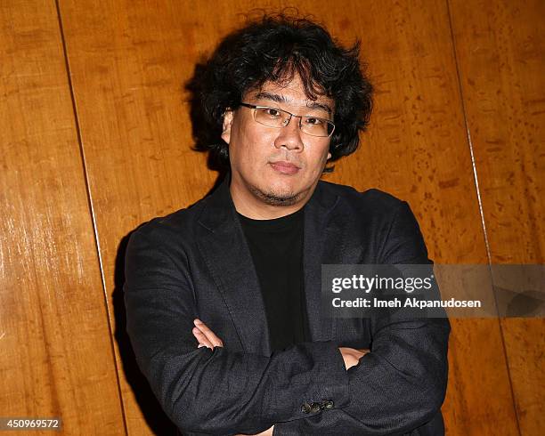 Director Bong Joon-ho attends The Academy Of Motion Picture Arts And Sciences' special screening of 'Snowpiercer' at Bing Theatre At LACMA on June...