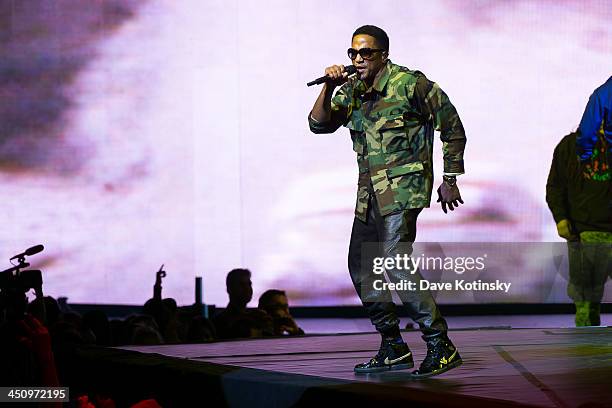 Tip of A Tribe Called Quest perform at Barclays Center on November 20, 2013 in New York City.