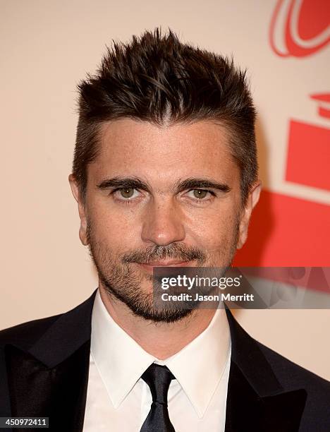 Recording Artist Juanes arrives at the 2013 Latin Recording Academy Person Of The Year honoring Miguel Bose at the Mandalay Bay Convention Center on...