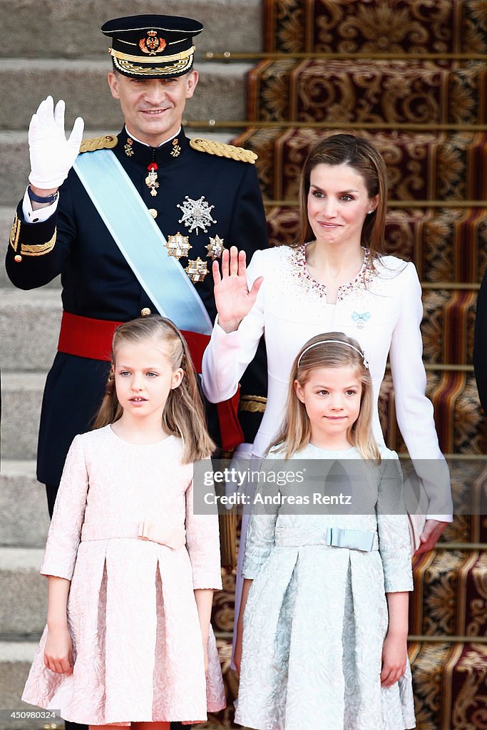 The Coronation Of King Felipe VI And Queen Letizia Of Spain