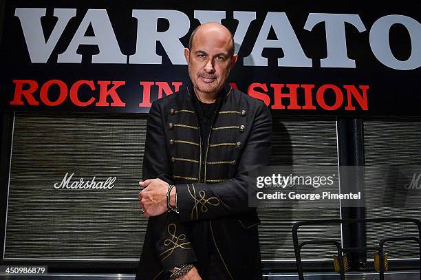 Fashion Designer John Varvatos attends the opening of his new Toronto store and the launch of JOHN VARVATOS: ROCK IN FASHION Book at John Varvatos...