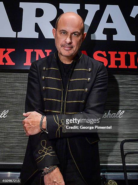 Fashion Designer John Varvatos attends the opening of his new Toronto store and the launch of JOHN VARVATOS: ROCK IN FASHION Book at John Varvatos...