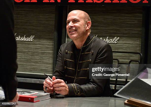 Fashion Designer John Varvatos attends the opening of his new Toronto store and the launch of JOHN VARVATOS: ROCK IN FASHION Book at John Varvatos...