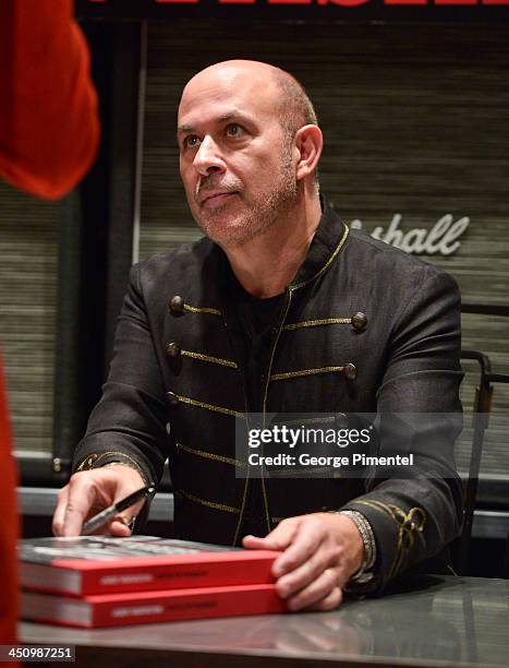 Fashion Designer John Varvatos attends the opening of his new Toronto store and the launch of JOHN VARVATOS: ROCK IN FASHION Book at John Varvatos...