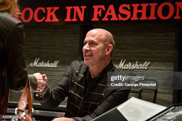 Fashion Designer John Varvatos attends the opening of his new Toronto store and the launch of JOHN VARVATOS: ROCK IN FASHION Book at John Varvatos...