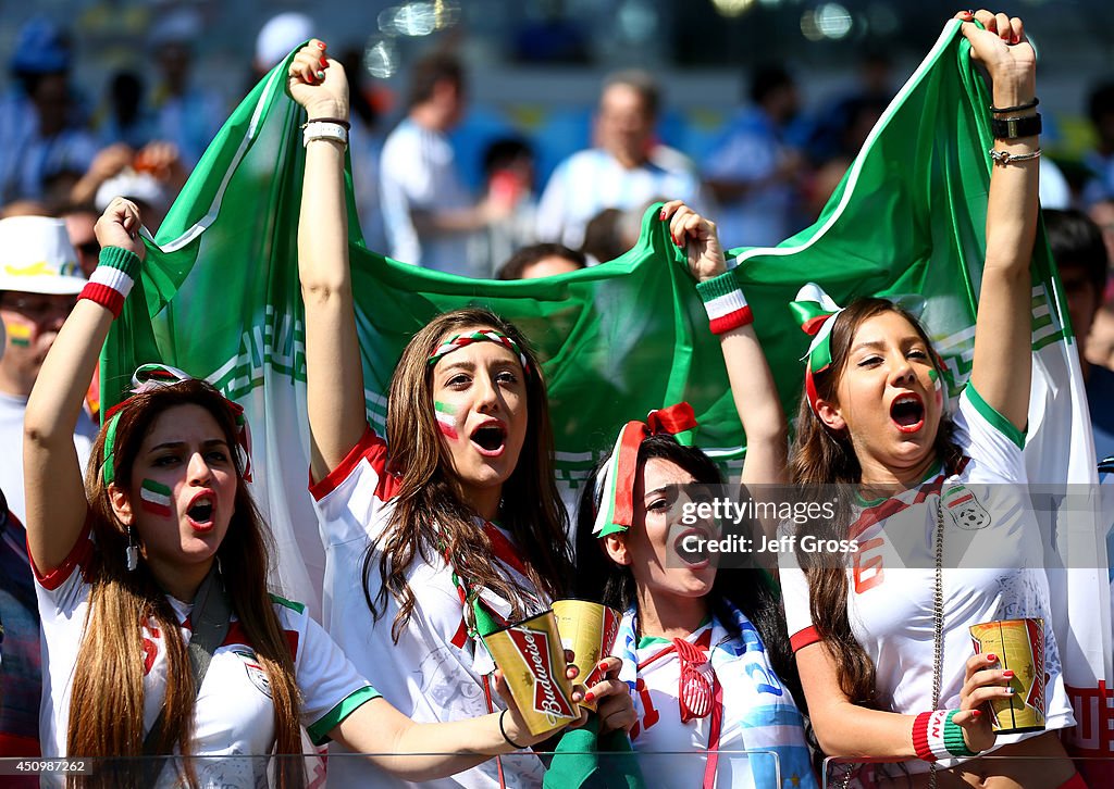 Argentina v Iran: Group F - 2014 FIFA World Cup Brazil