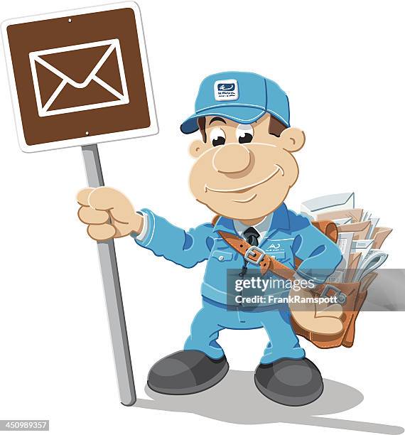 Postman Distributing Letters 119 Postman Bag Cartoon Stock Photos, High-Res Pictures, and Images ...