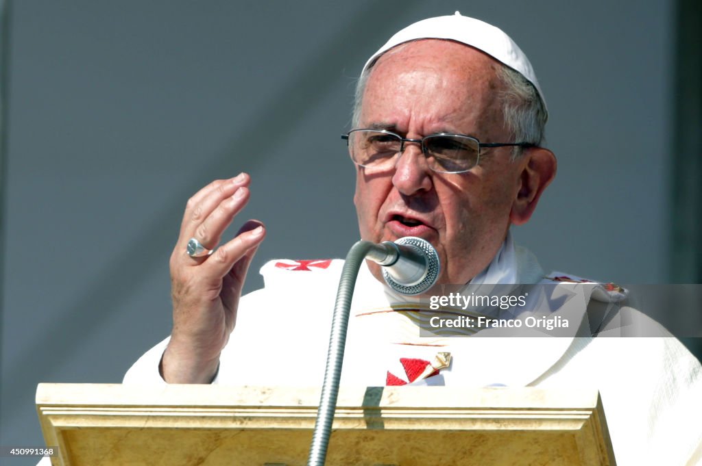 Pope Francis Visits Calabria