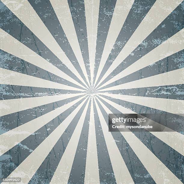 grunge textured sun ray illustration - rust background stock illustrations
