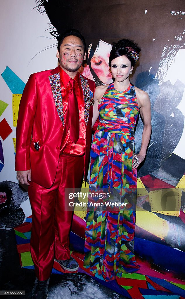 Alice + olivia By Stacey Bendet And David Choe Celebrate A Night Of Fashion And Art