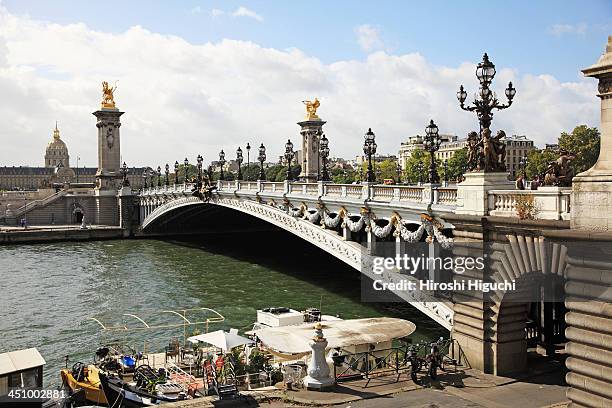 france, paris - pont alexandre iii stock pictures, royalty-free photos & images