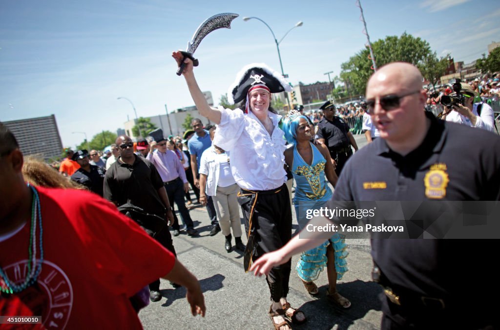 Annual Mermaid Parade Held In Coney Island