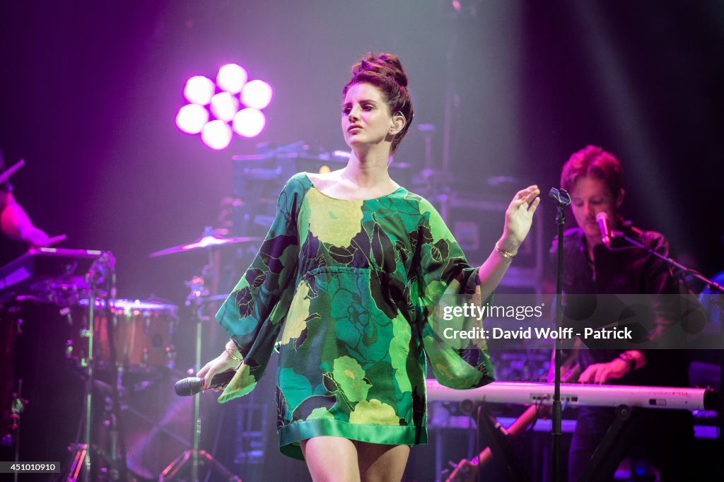 Lana Del Rey Celebrates 'La Fete De La Musique' At L'Olympia In Paris