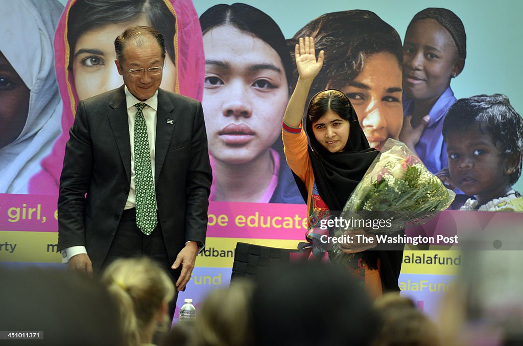 World Bank Group President Jim Yong Kim has a conversation with Malala Yousafzai.