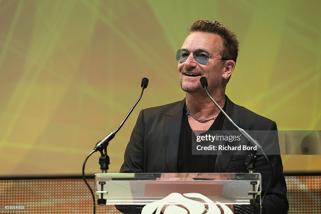 Bono and Jonathan Ive Seminar At The 2014 Cannes Lions